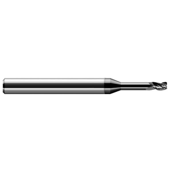 Miniature End Mill - Square - Long Flute 0.0620" (1/16) Cutter DIA x 0.6250" (5/8) Length of Cut